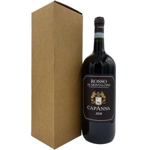Vino Rosso Capanna Rosso Di Montalcino Doc Magnum Bt. Lt.1,5 con Astuccio in Cartone – NH