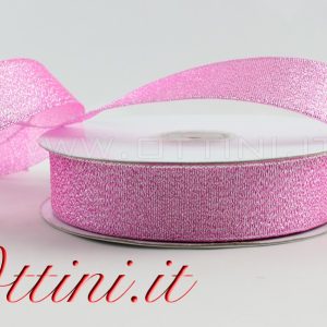 Rotolo Nastro Rosa Brillante 25mm