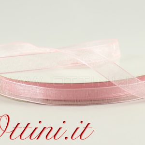 Rotolo Nastro Rosa 10mm Organza