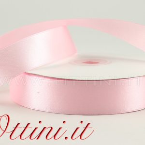 Rotolo Nastro Rosa 25mm Doppio Raso