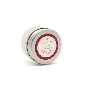 Potentilla Crema Viso Antirughe con Estratti di Rosa canina e Iperico – 15 ml