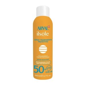 Arval spray trasparente protettivo spf 50 200 ml