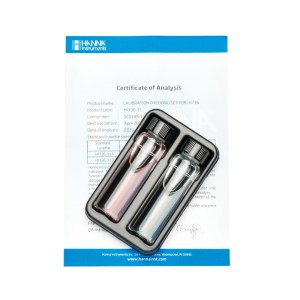Hanna Instruments – Cuvette Standard per Checker Fosforo in acqua di mare (Scala Ultra Bassa) – HI736-11