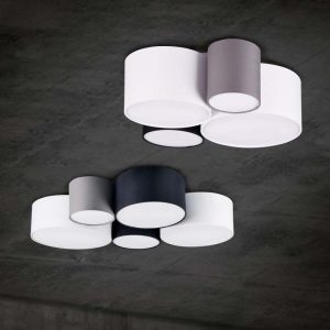 Plafoniera Led Hotel multi cilindri E27- Trio Lighting