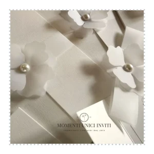 Partecipazione Elegante Total White – Anne