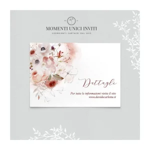 Incanto d’autunno – info card / lista di nozze