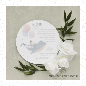 Mondo marino – menu sottopiatto