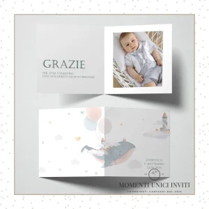 Mondo marino – card ringraziamento 14,5×14,5 cm